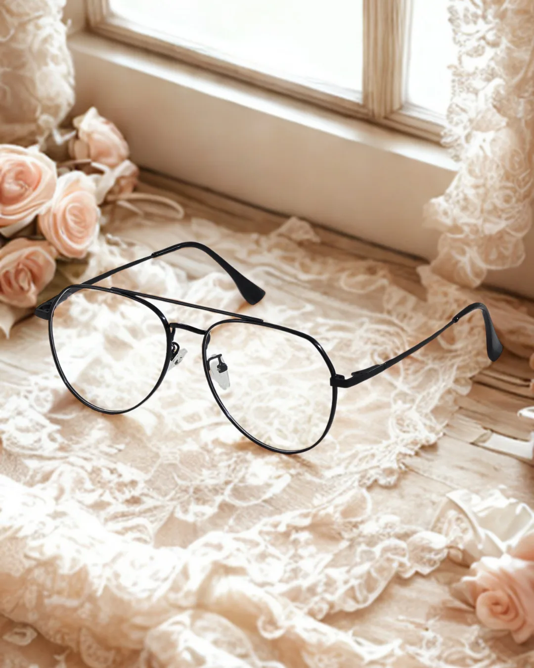 Blurkart Premium Round Aviator Prescription Frame (Unisex) view 2