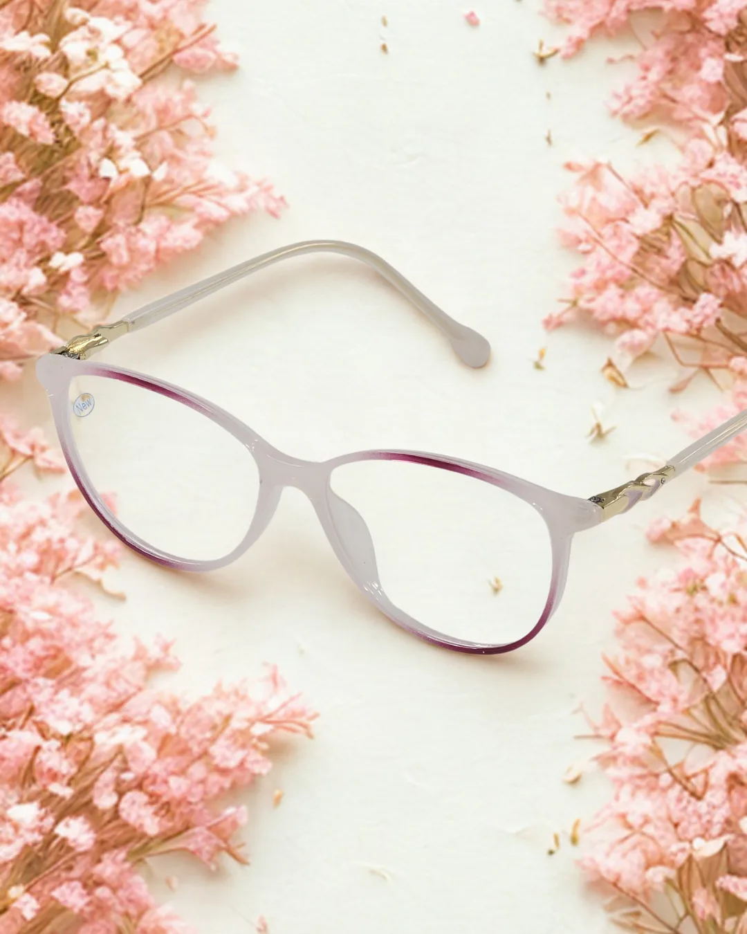 Blurkart Premium Cat-Eye Prescription Frame (Unisex / Women's Variant)