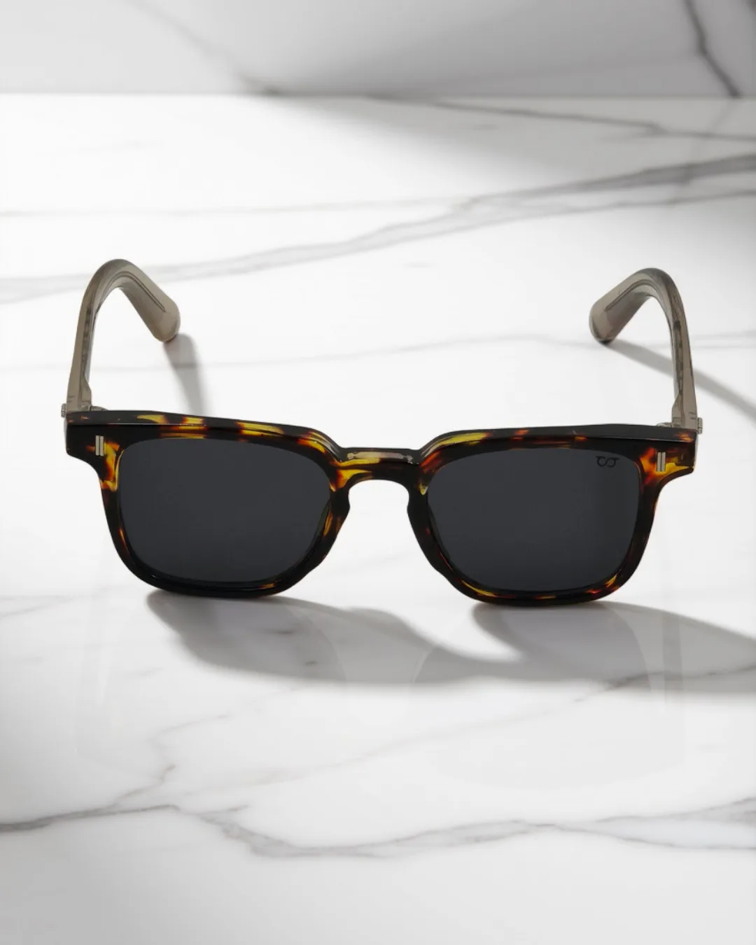 Cassian Retro Square Sunglasses view 3