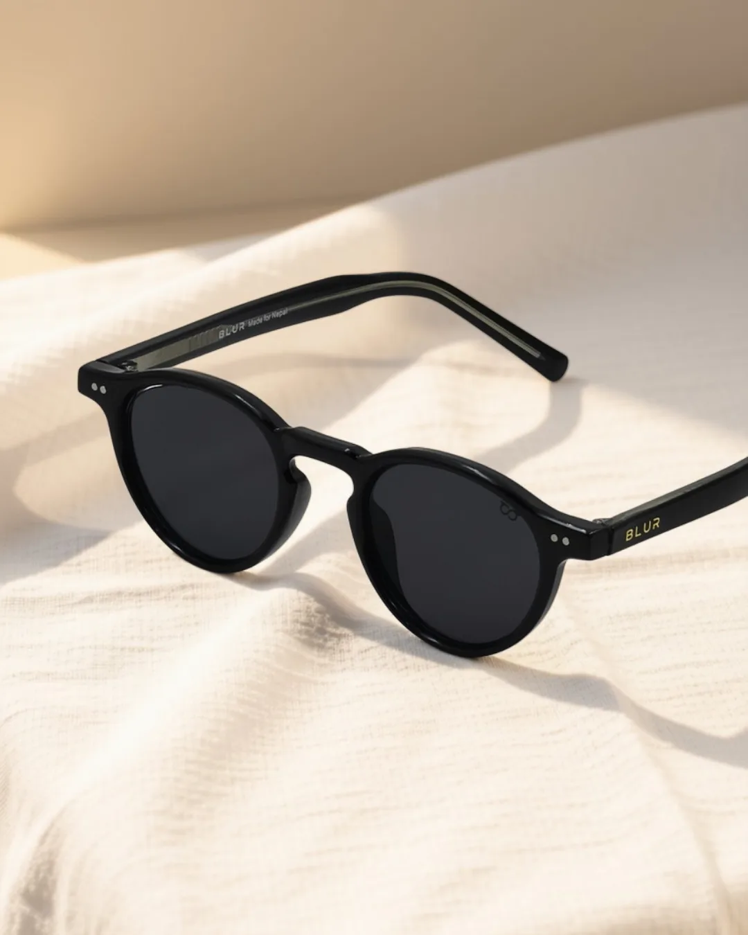 Eclipse Round Acetate Sunglasses