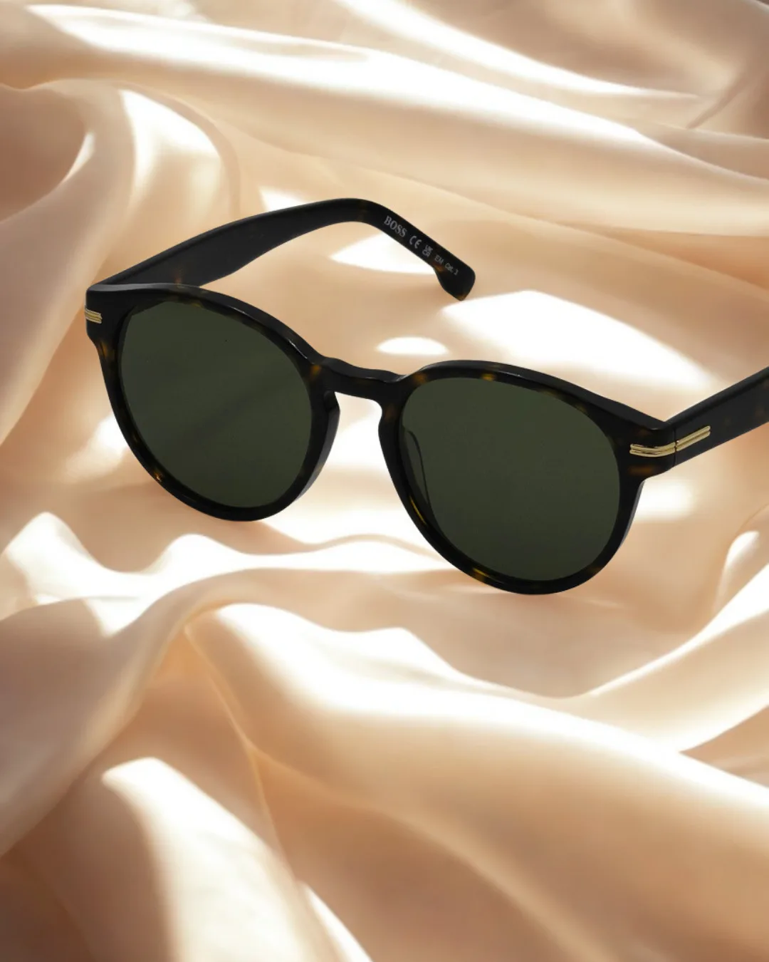 Orbital Round Acetate Sunglasses