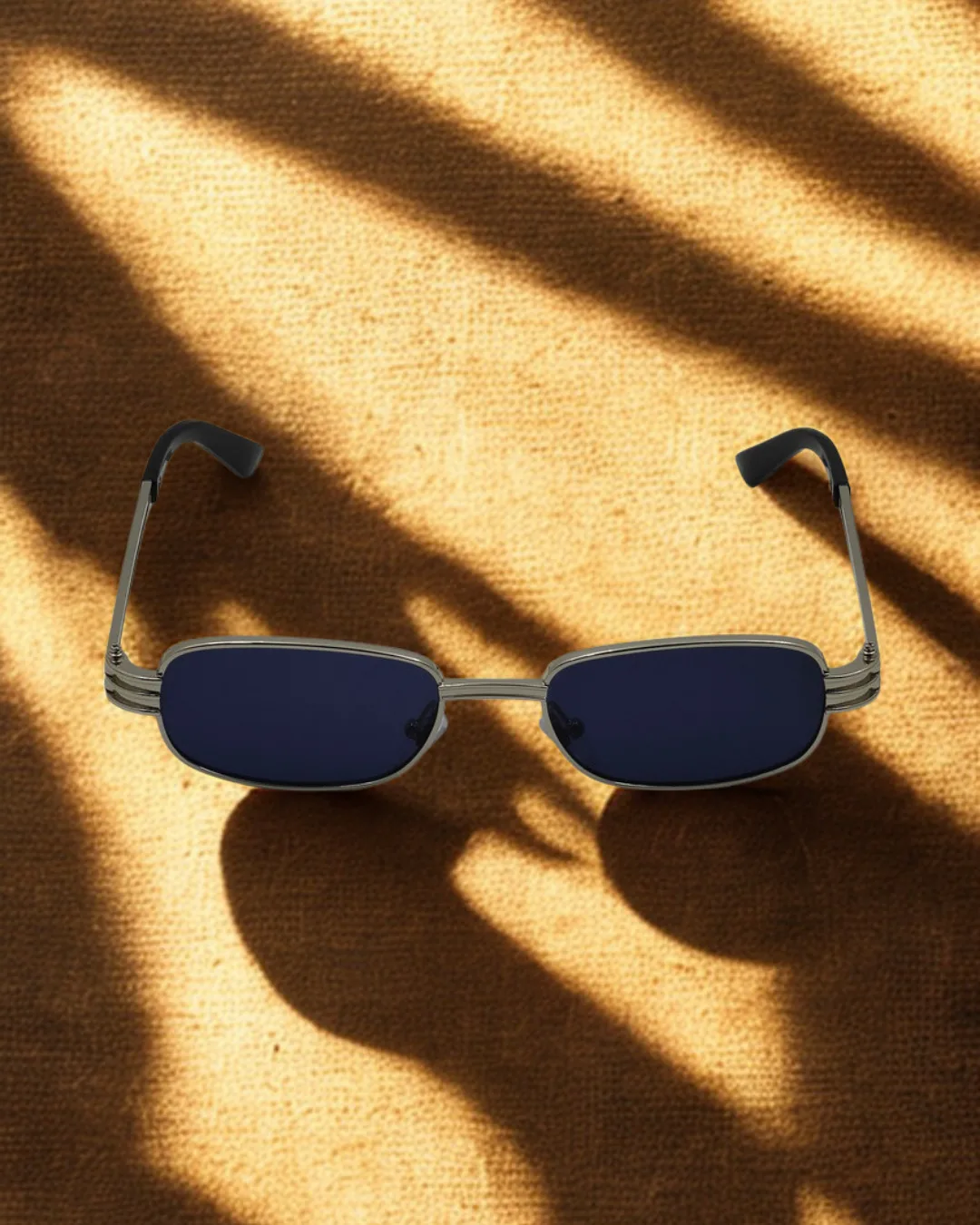 Prodigy Flat-Brow Rectangle Sunglasses view 3