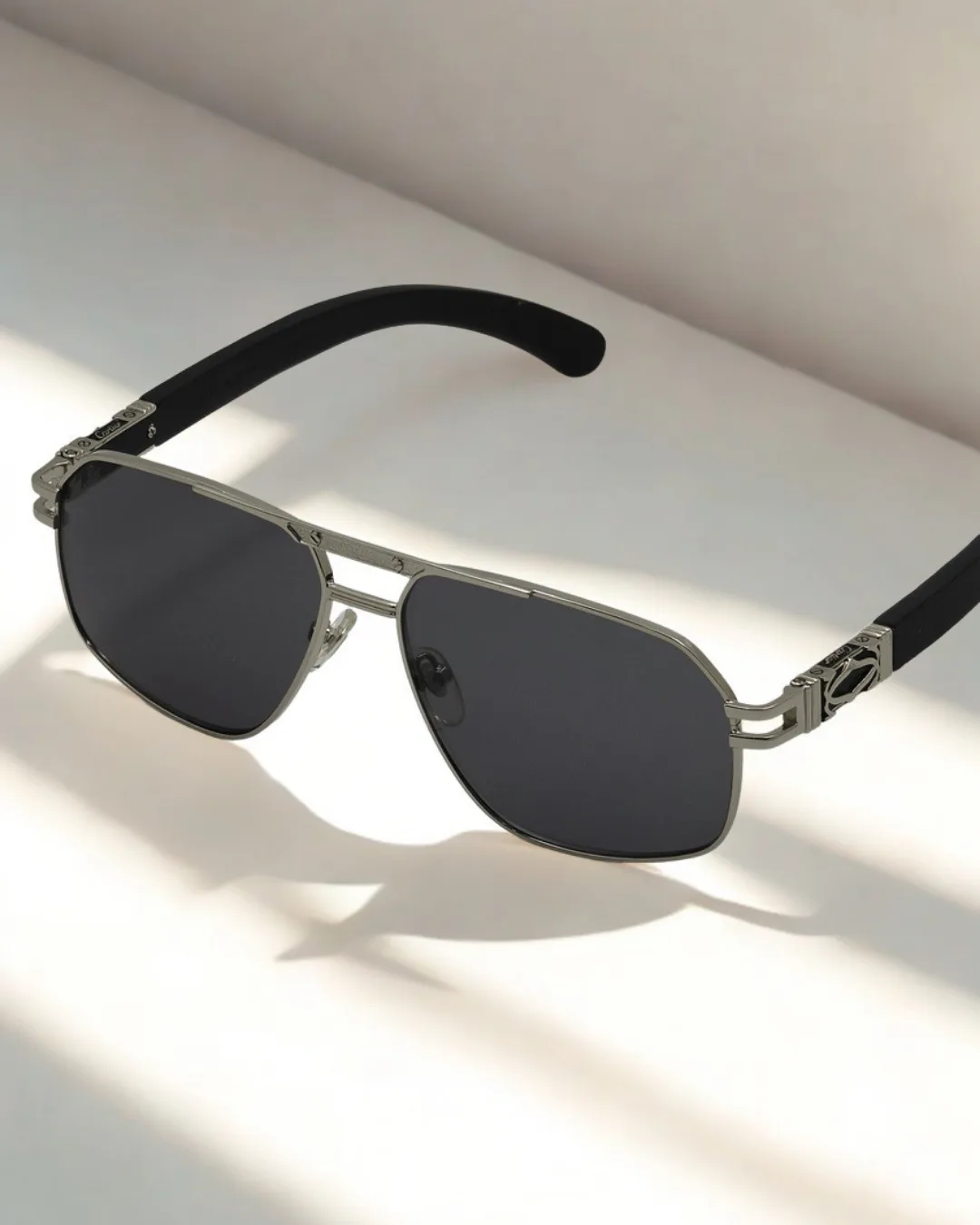 Maverick Aviator Metal Sunglasses