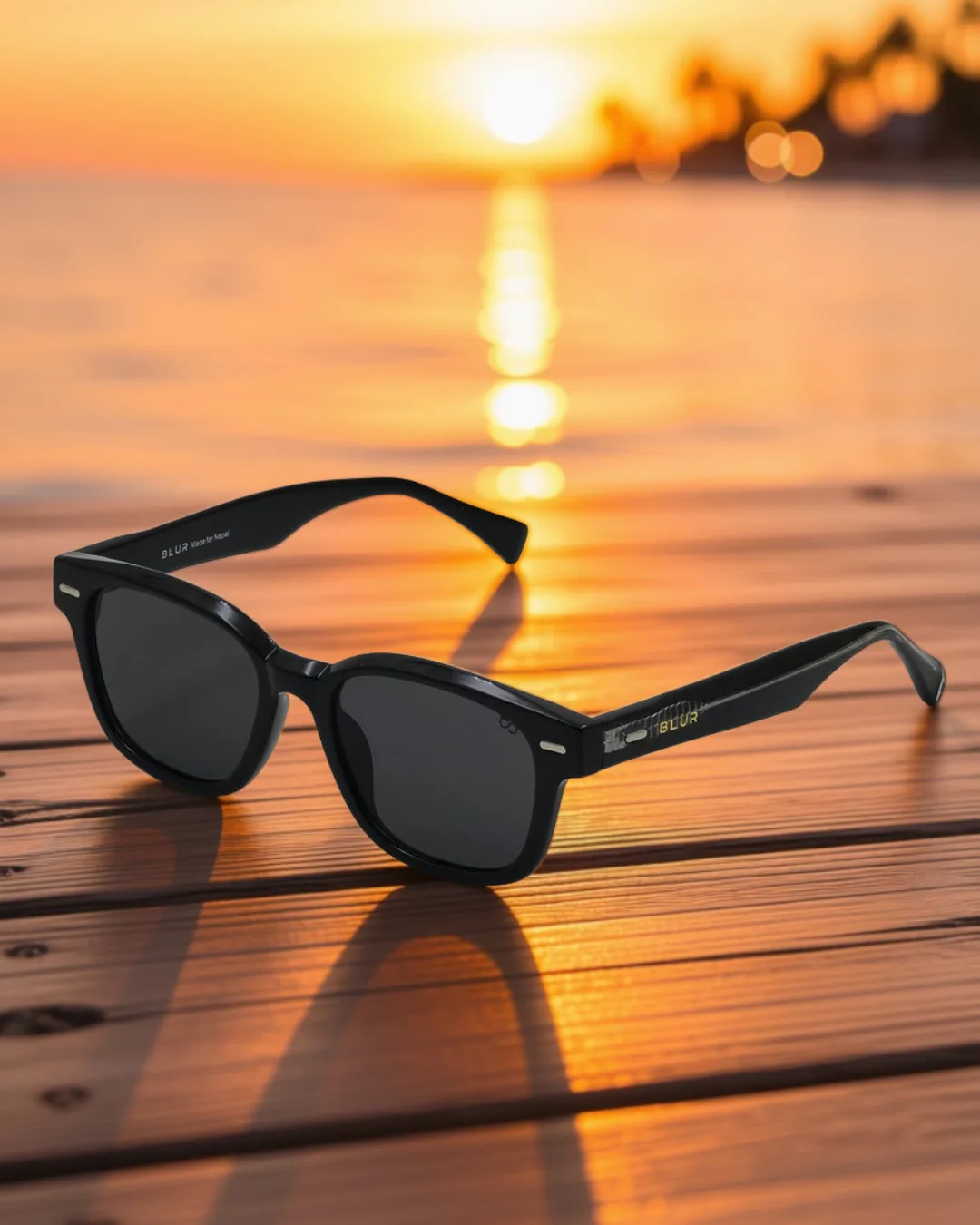 Sovereign Square Acetate Sunglasses view 2