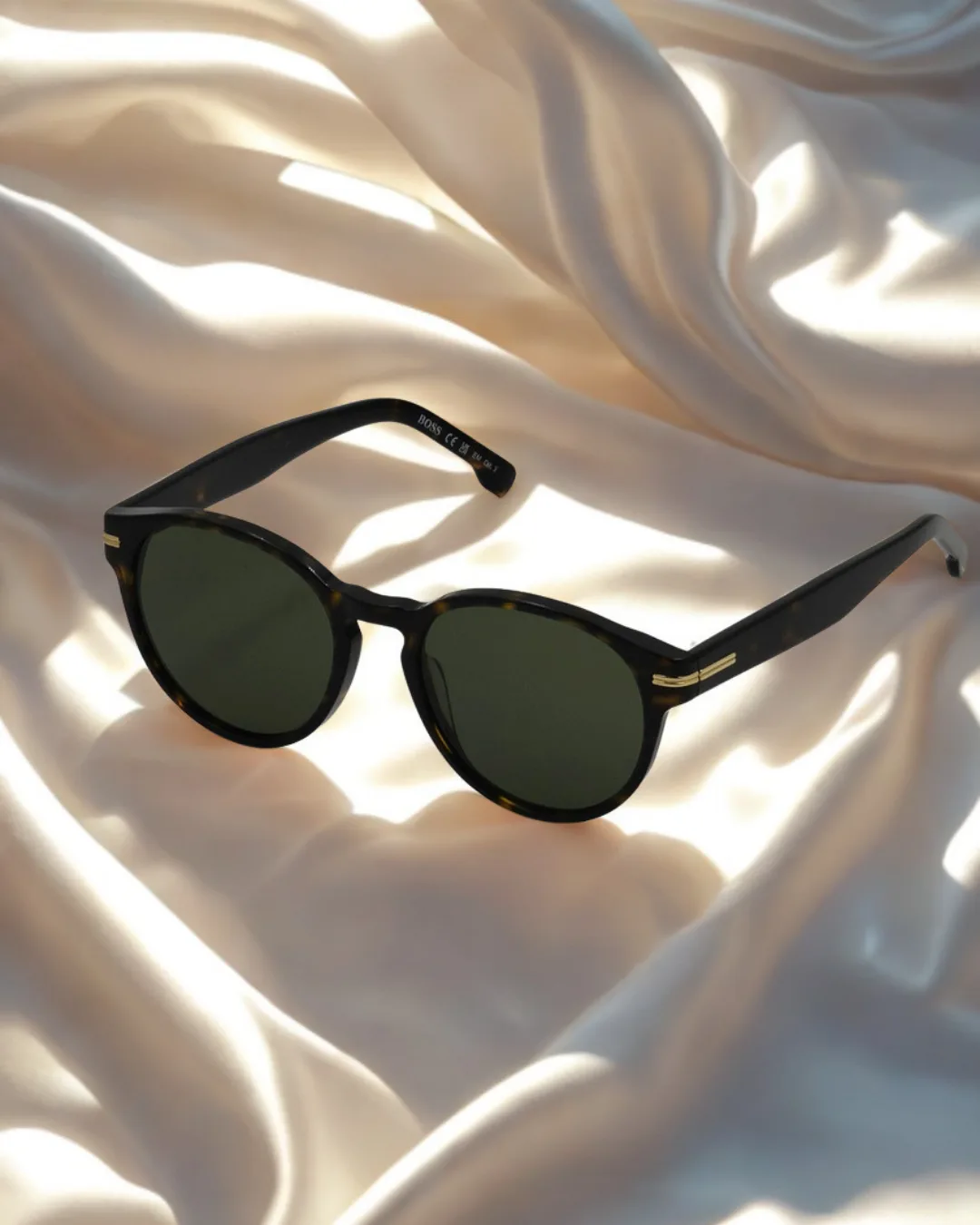 Orbital Round Acetate Sunglasses view 2