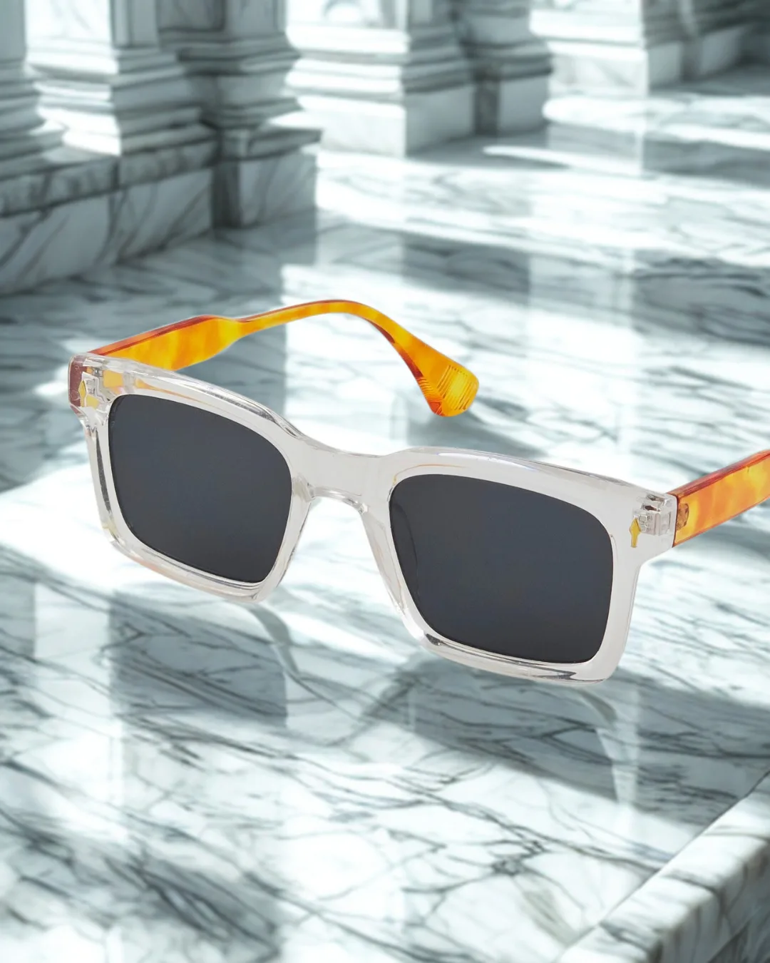 Blurkart Premium Square Sunglasses – Full UV Protection (Unisex)