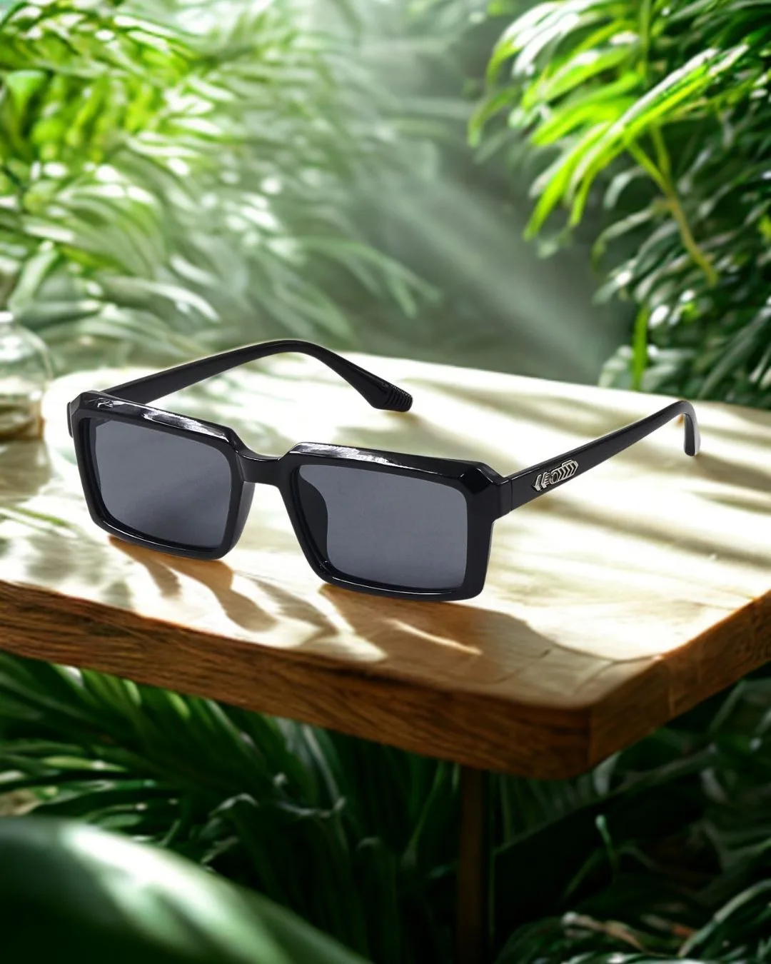 Blurkart Premium Square Acetate Sunglasses – Full UV Protection (Unisex) view 2