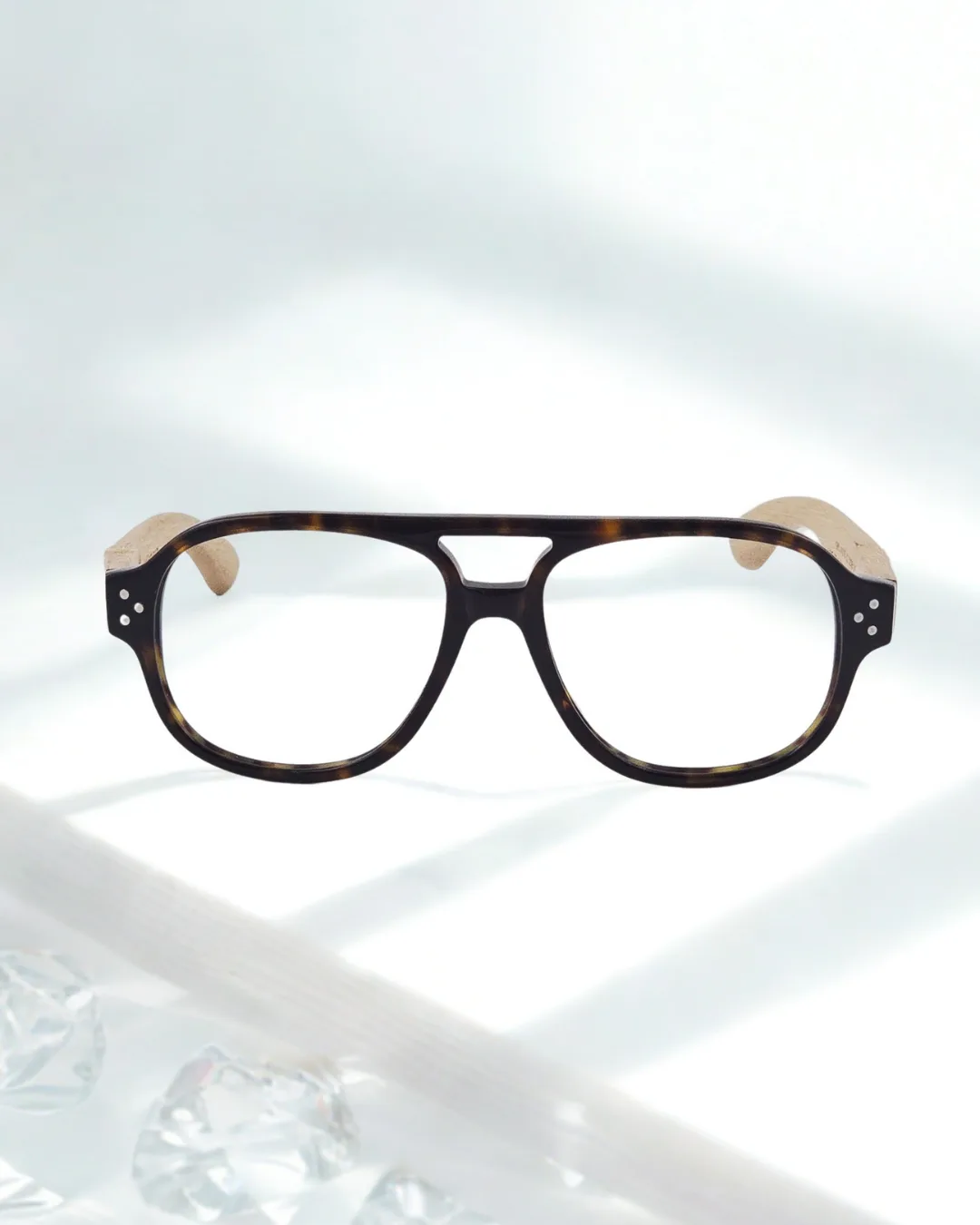 Blurkart Premium Square Aviator Prescription Frame for Men view 2
