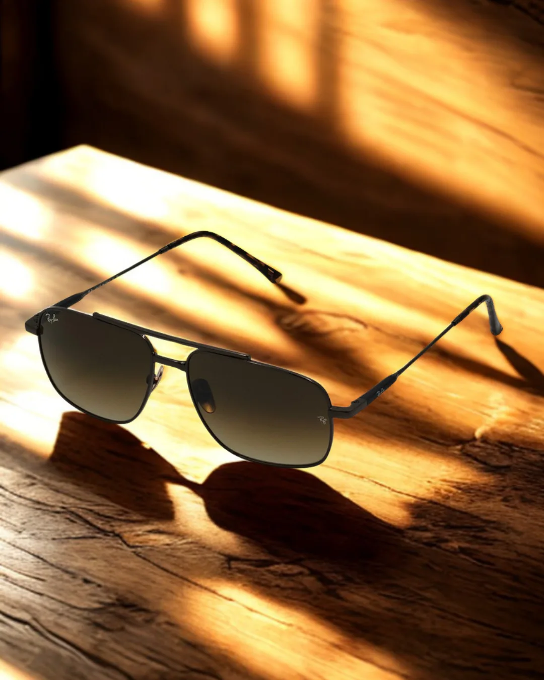 Skyward Aviator Metal Sunglasses view 2